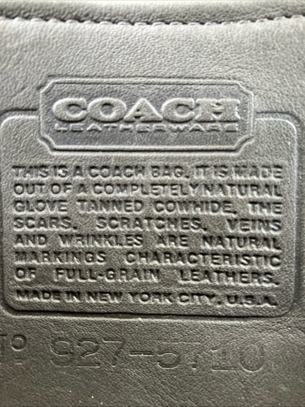 Coach NYC Pocket Purse Flannel Grey - Picture 2 of 11